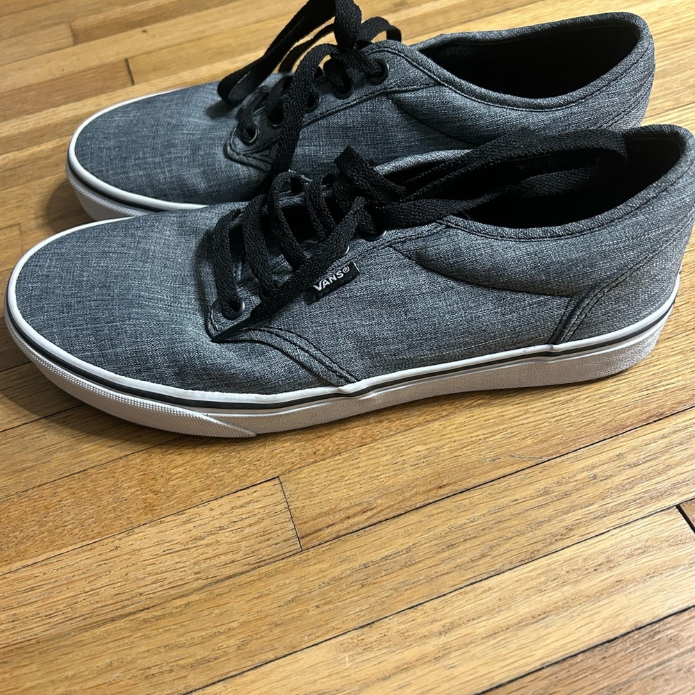 Vans Black and Gray Sneakers